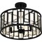 Quoizel Semi-Flush Mount Semii  Flush 4 Lights Matte Black QSF5600MBK - alternate 5